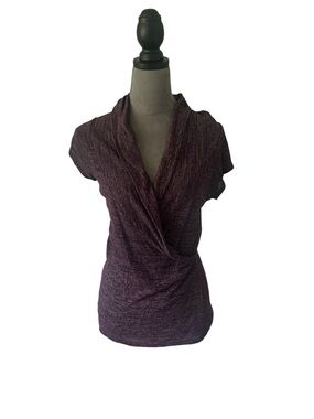 Equipe Marled Plum Top
